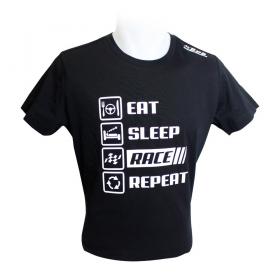 EAT, SLEEP, RACE TSHIRT