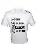 EAT, SLEEP, RACE TSHIRT